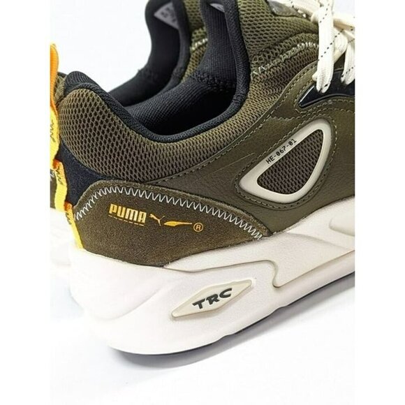 Puma Men\'s TRC Blaze Safari Low Top Sneakers Olive Suede Size 9.5 US (MSRP $160) main image 6